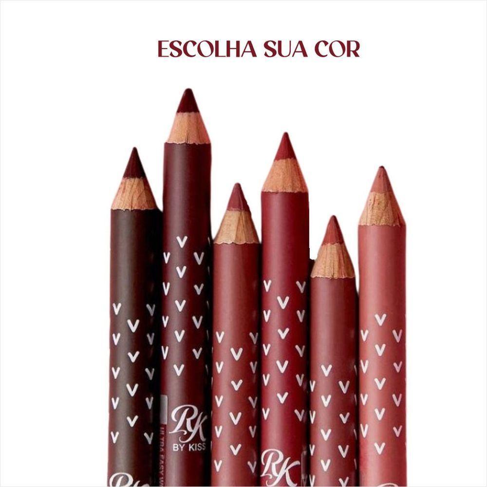 Ruby Kisses Lápis De Boca Lip Liner Marsala - 3