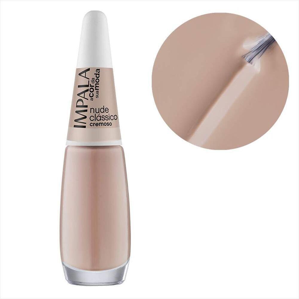 Impala Esmalte A Cor Da Moda Cremoso Nude Clássico 7,5ml - 3