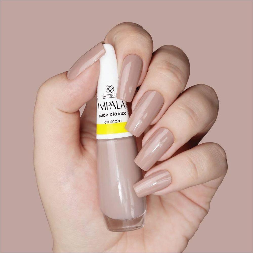 Impala Esmalte A Cor Da Moda Cremoso Nude Clássico 7,5ml - 6