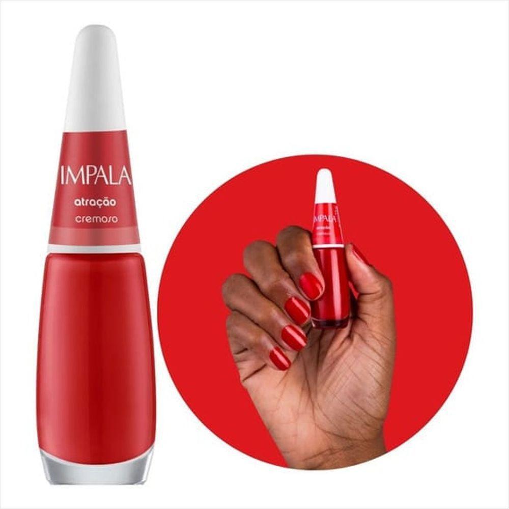 Impala Esmalte A Cor Da Moda Cremoso Atração 7,5ml - 5