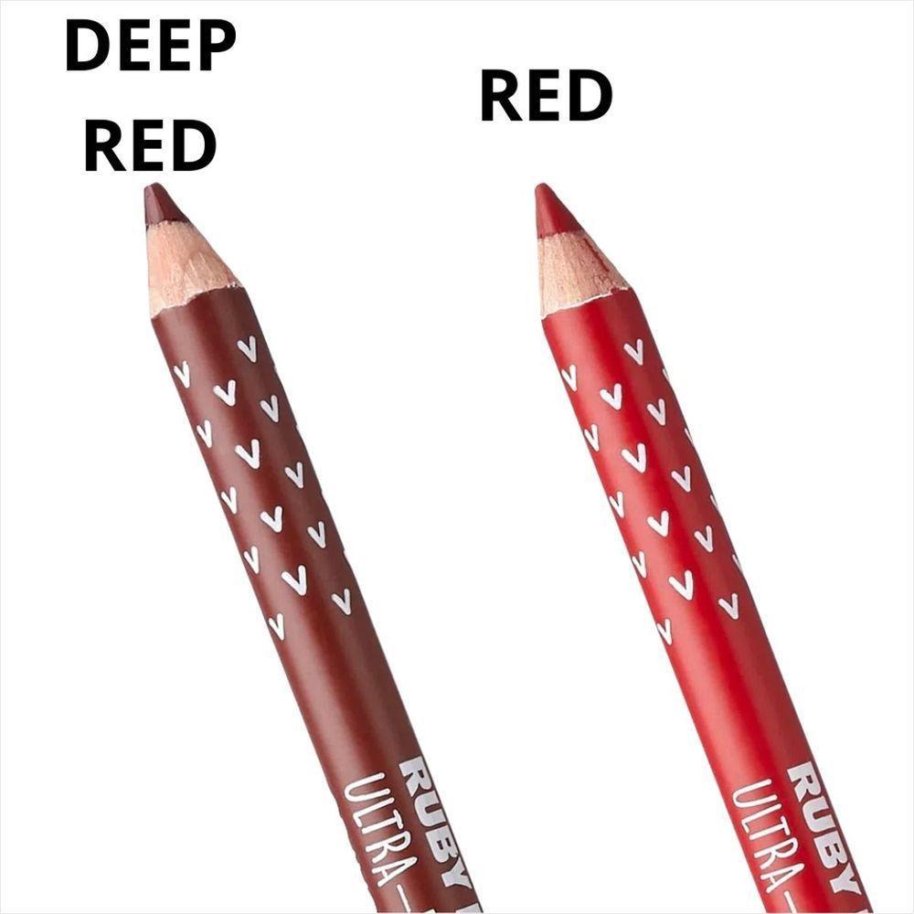 Ruby Kisses Lápis De Boca Ultra Easy Deep Red - 6