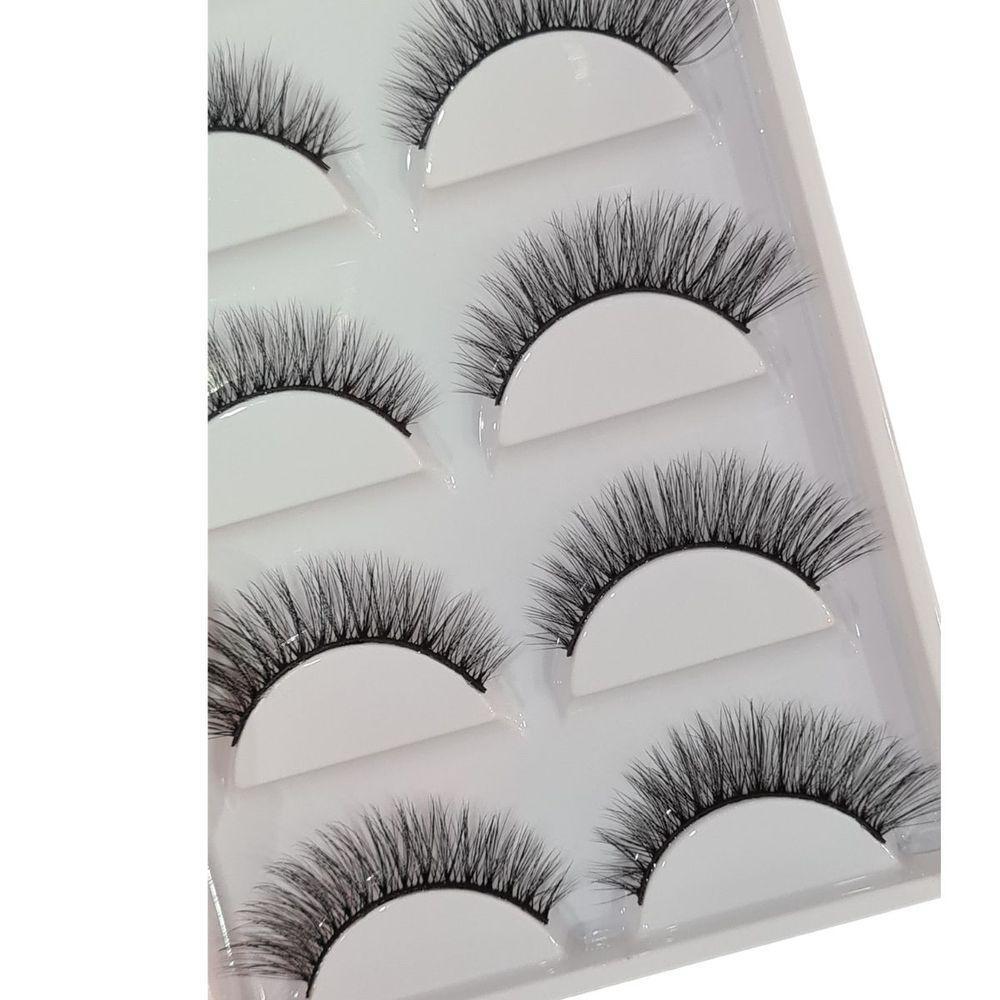 Cílios 3d Com 5 Pares Tipo:x15| - 2