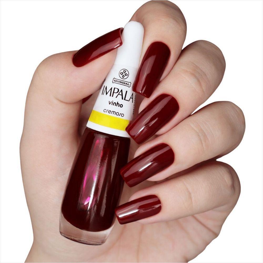 Impala Esmalte A Cor Da Sua Moda Vinho 7,5ml - 2