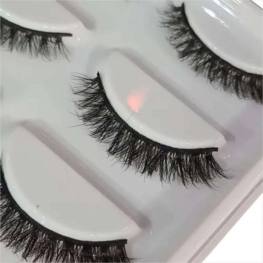 Cílios 3d Com 5 Pares Tipo:s02| - 4