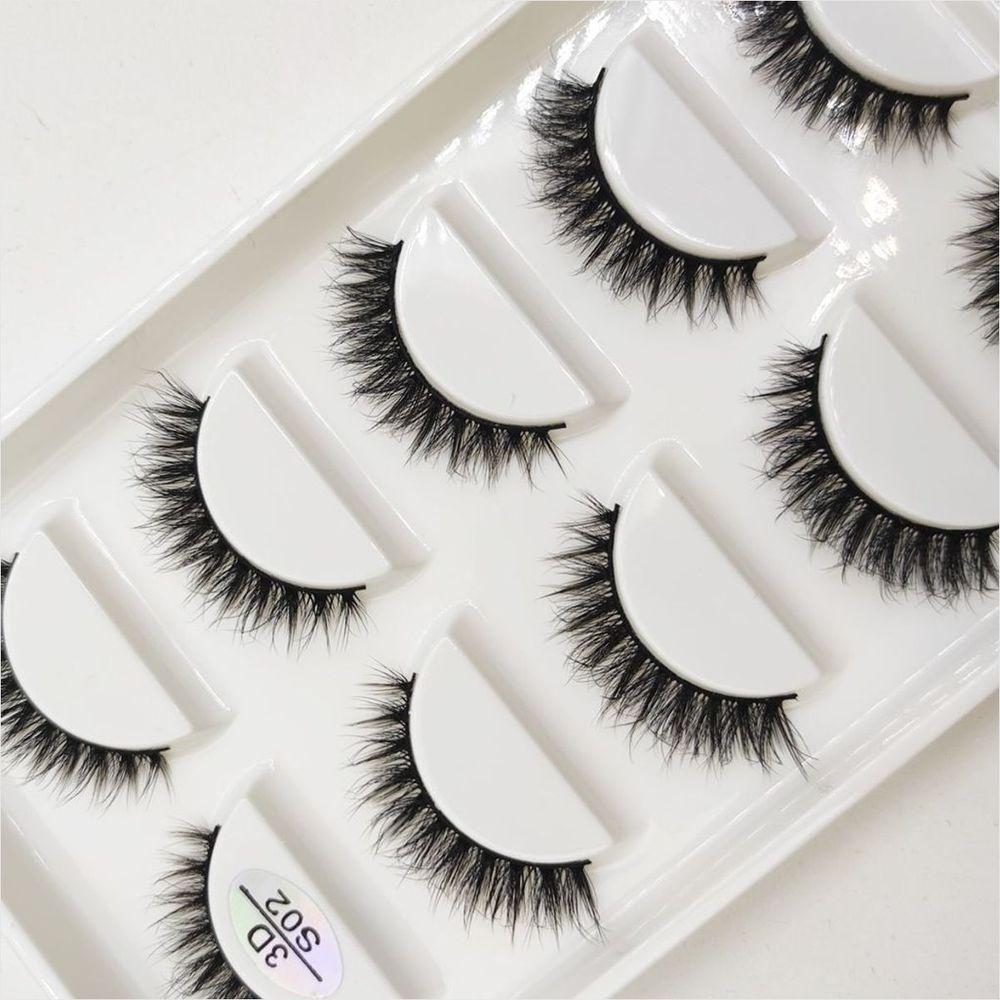Cílios 3d Com 5 Pares Tipo:s02| - 7