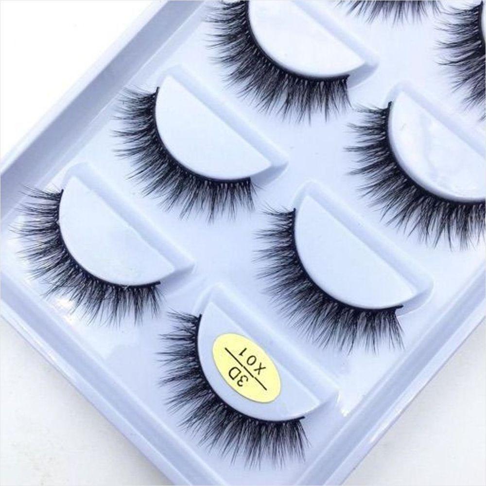 Cílios 3d Com 5 Pares Tipo:x01| - 6