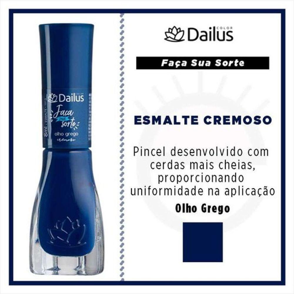 Dailus Esmalte Faça Sua Sorte Olho Grego 8mls - 8