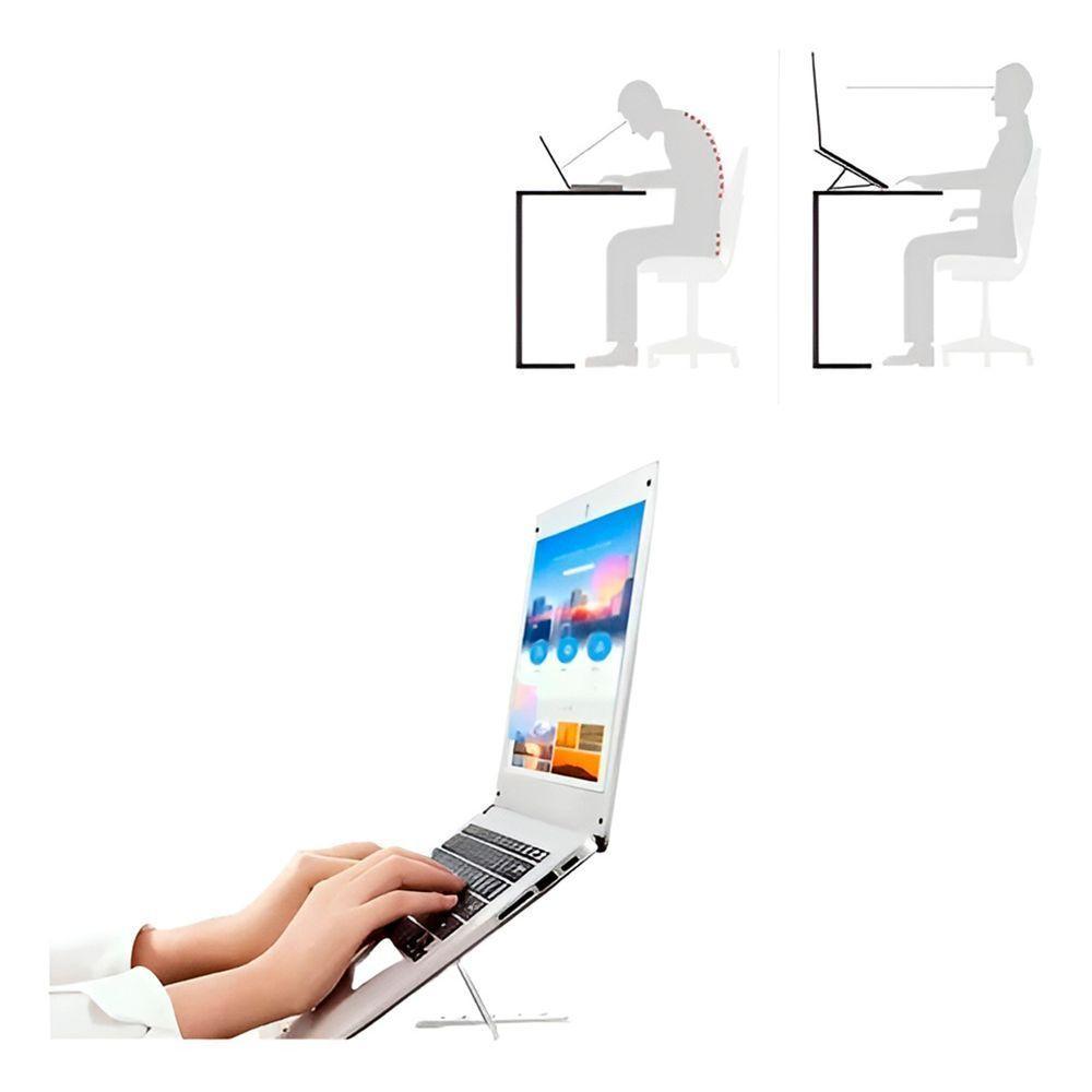Suporte Portátil Ajustável Para Notebook Com 6 Níveis - 5