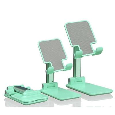 Suporte Retrátil Ajustável Para Celular Tablet Ipad Verde