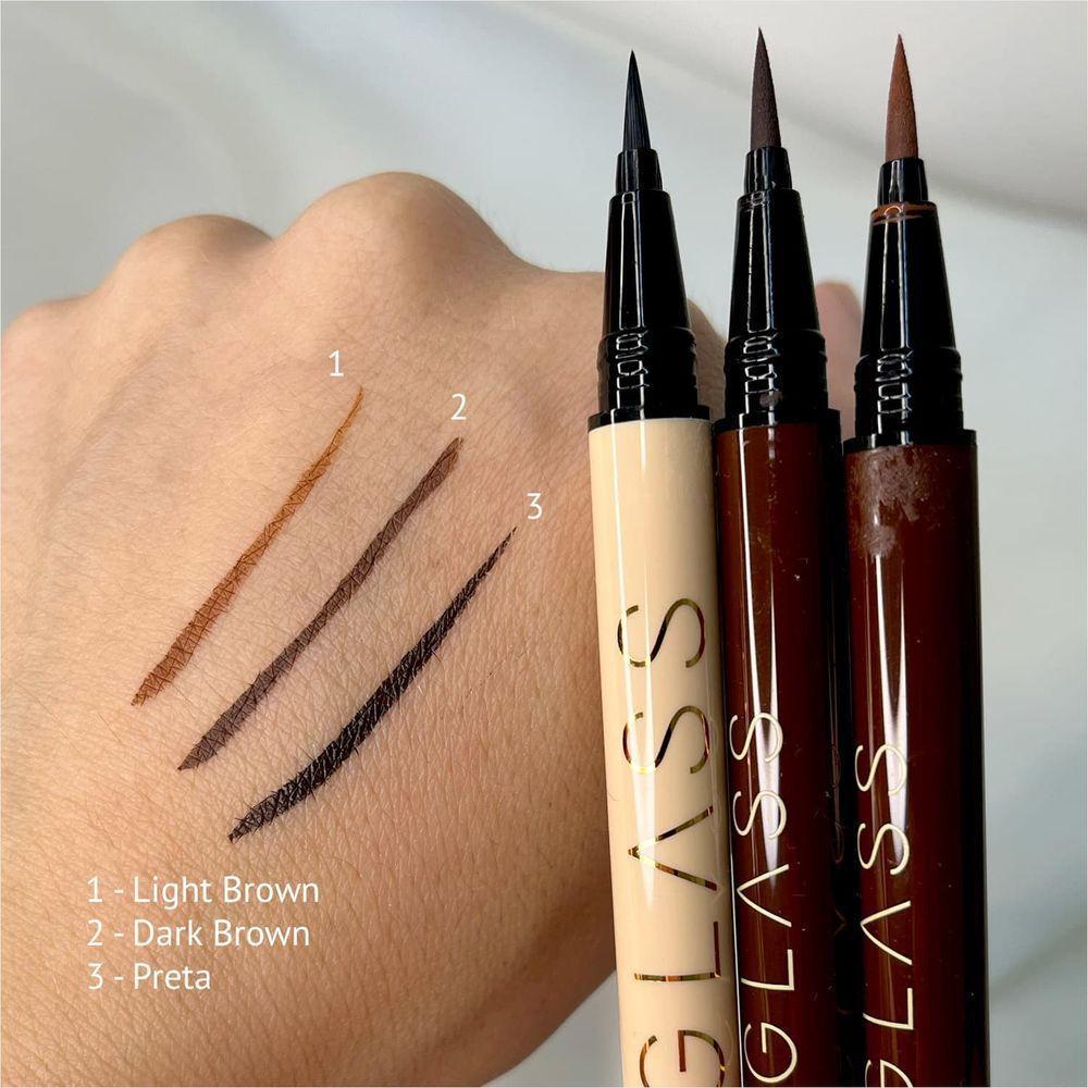 Ruby Rose Caneta Delineadora Marrom Light Brown Glass Hb5271 0,6g - 3