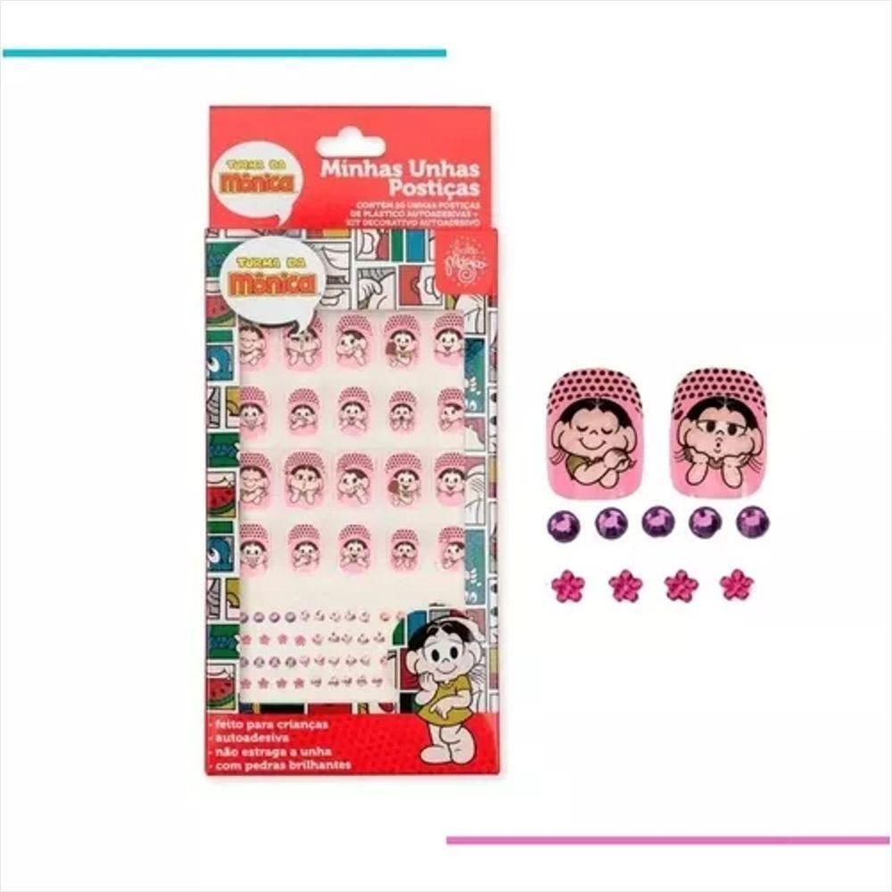 Balão Magico Unha Postiça Infantil Turma Da Monica 42048 - 3