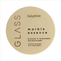 Ruby Rose Blonzer E Iluminador Marmorizado Glass Hbf16052 14,7g - 6