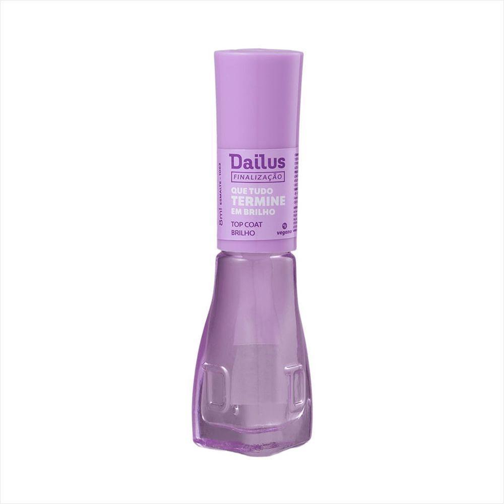 Dailus Esmalte Top Coat Que Tudo Termine Em Brilho 8ml - 3