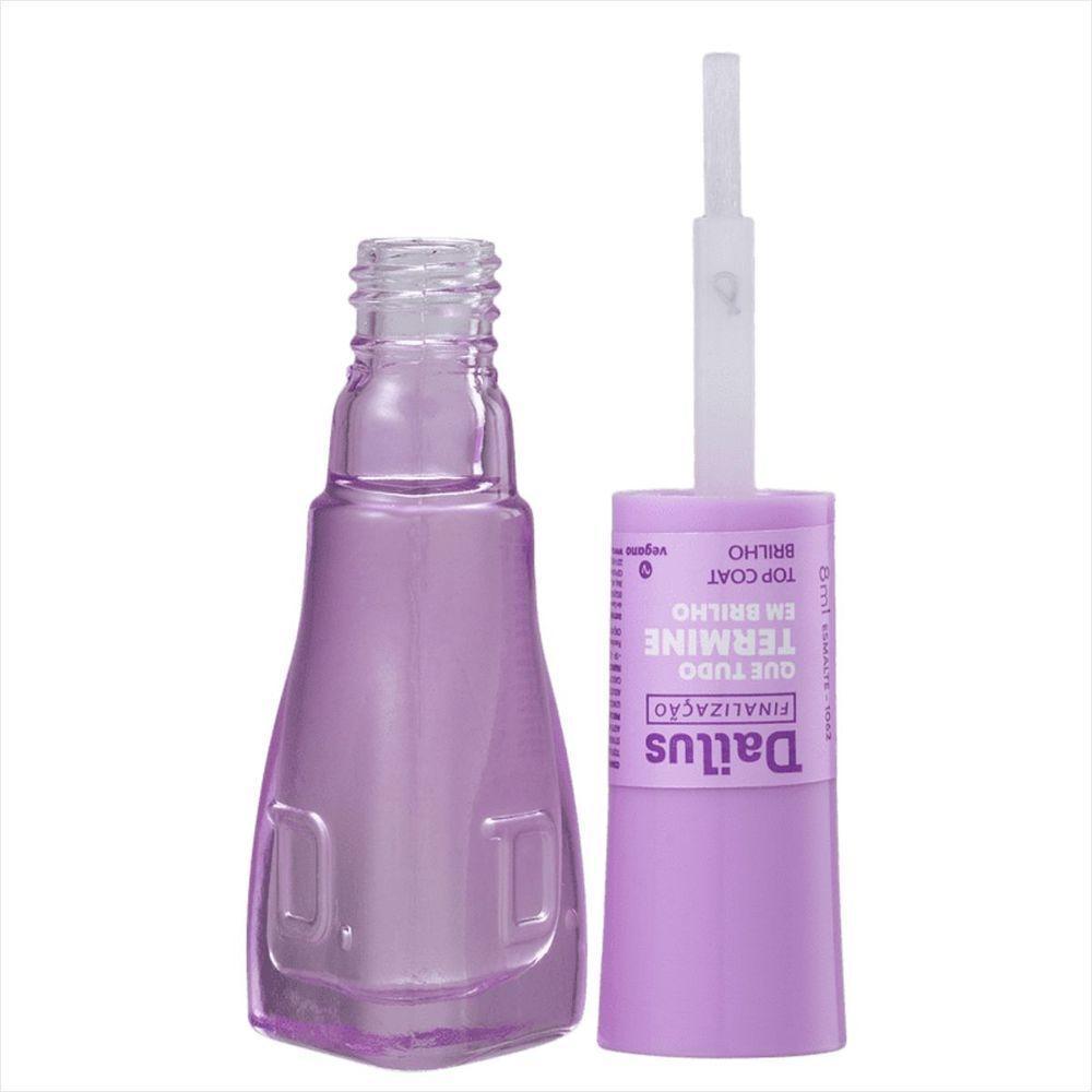 Dailus Esmalte Top Coat Que Tudo Termine Em Brilho 8ml - 4