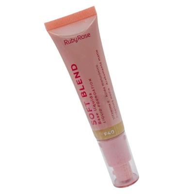 Ruby Rose Base Líquida Soft Blend 30ml Cor: F40