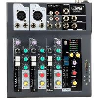 Mesa De Som Digital Mixer Usb 4 Canais Bluetooth Mp3 Player - 1