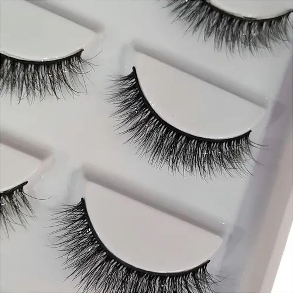 Cílios 3d Com 5 Pares Tipo:x20| - 4