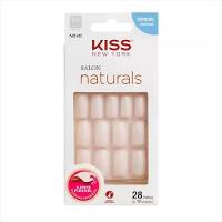 Kiss Ny Unha Salon Natural Médio Quadrado - 5