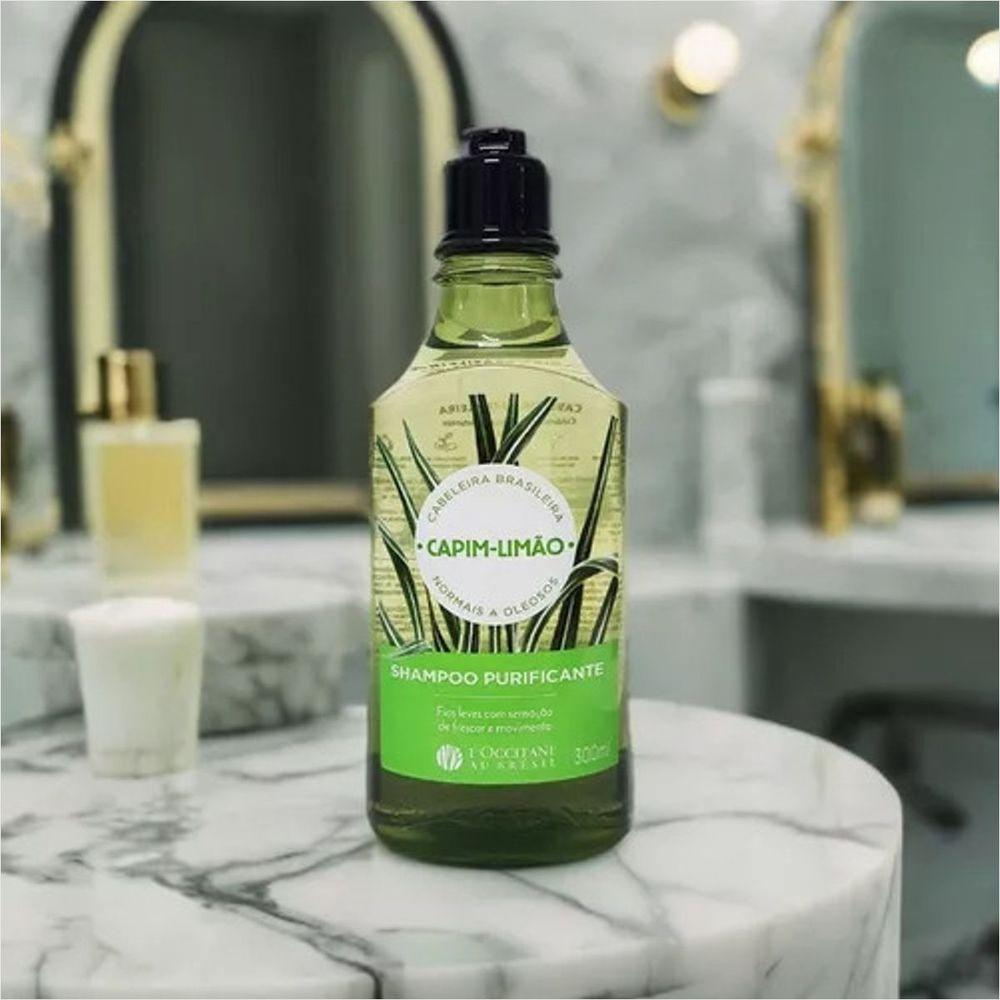 L'occitane Capim Limão Shampoo Purificante 300ml - 2