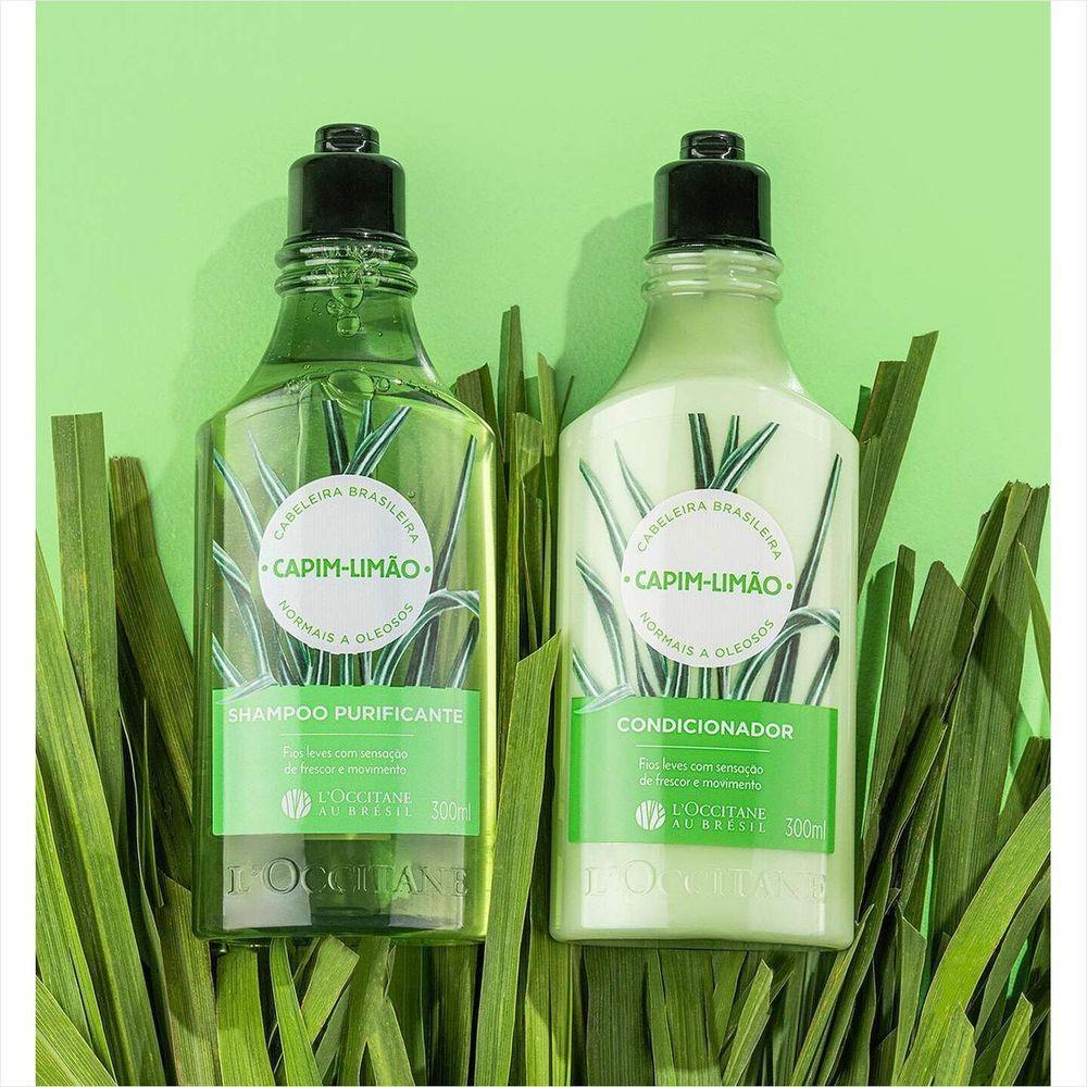 L'occitane Capim Limão Shampoo Purificante 300ml - 5