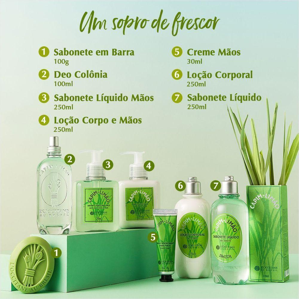 L'occitane Capim Limão Desodorante Colônia 100ml - 5
