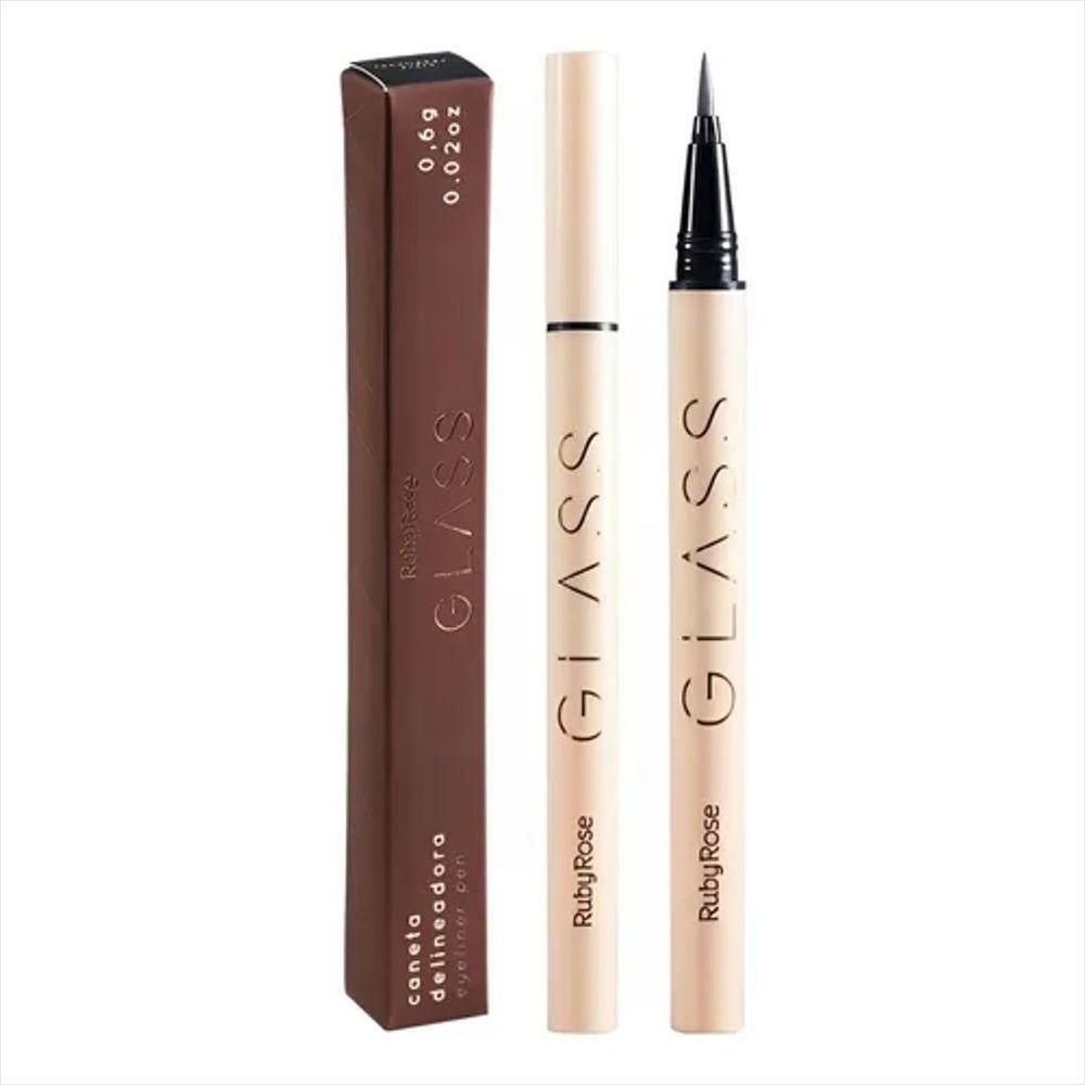 Kit Ruby Rose Gel Sobrancelha Melu+caneta Delineadora Preta Glass - 5