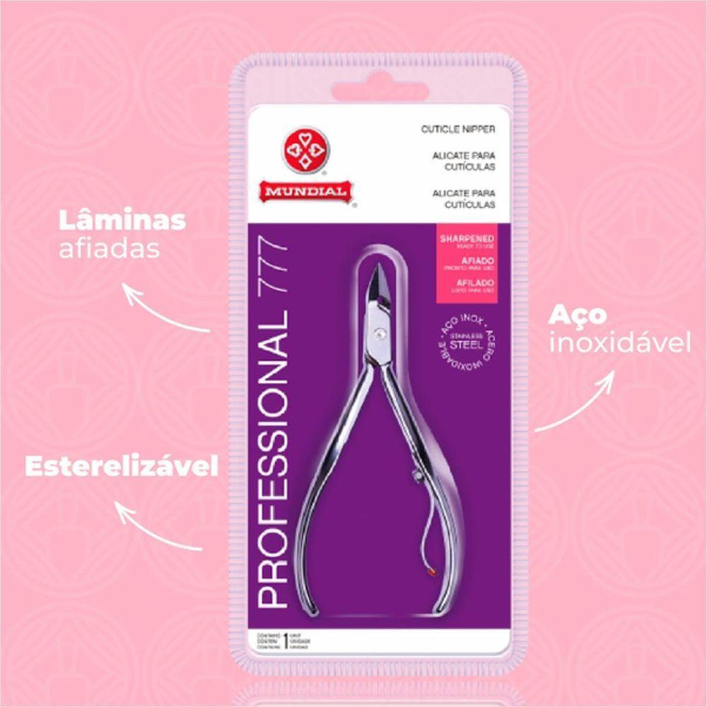 Mundial Alicate Cutículas Profissional 777 - 4