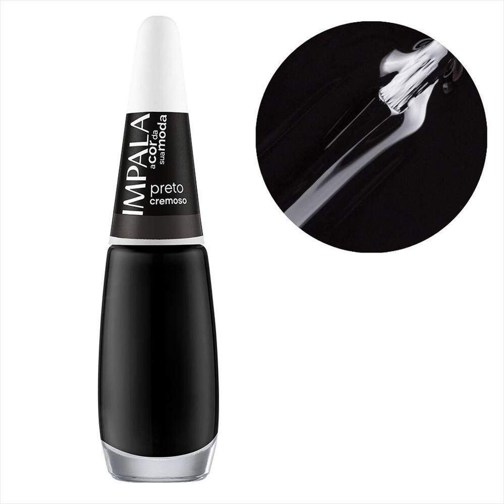 Impala Esmalte A Cor Da Sua Moda Preto 7,5ml - 3