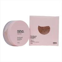 Kit Nina Makeup Pó Instant Compacto Cor 1 + Pó Solto Cor:1 - 6