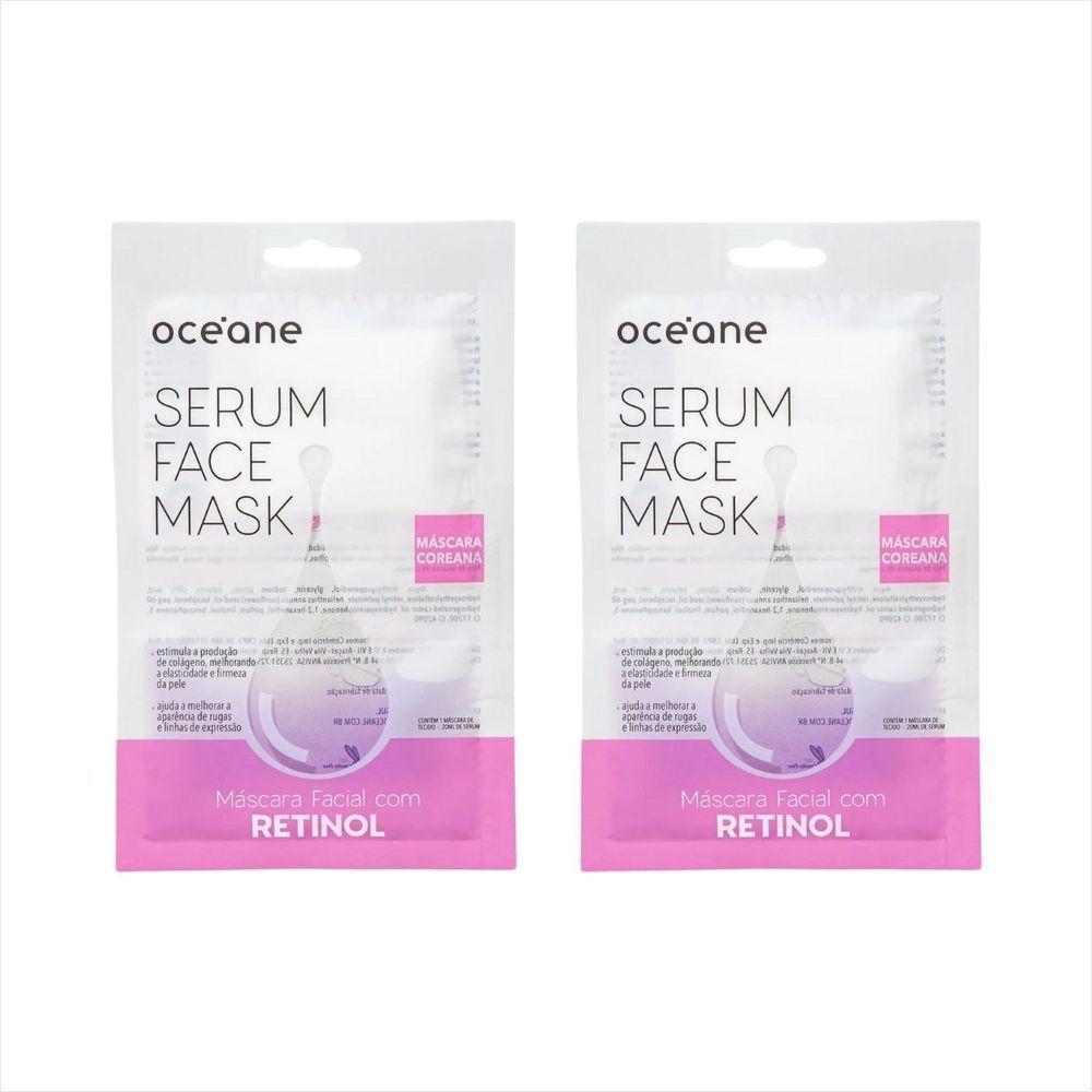Kit Oceane Máscara Facial Sérum Retinol Com 2 Unidades - 1