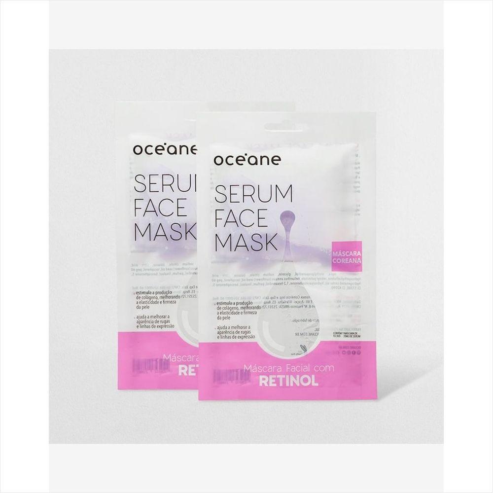 Kit Oceane Máscara Facial Sérum Retinol Com 2 Unidades - 5