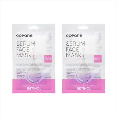 Kit Oceane Máscara Facial Sérum Retinol Com 2 Unidades