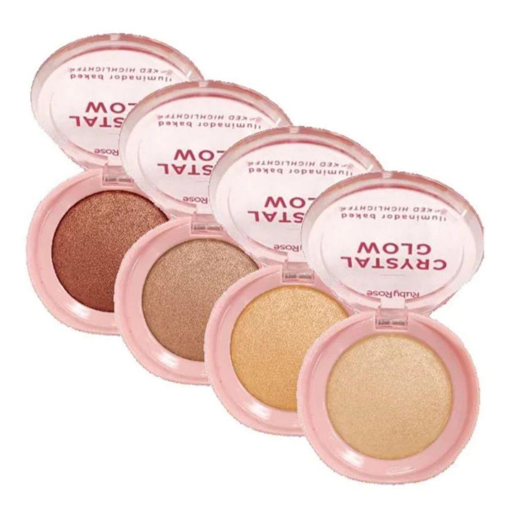 Ruby Rose Glow Iluminador Hbm700 6,5g Cor: Peach Glow - 2