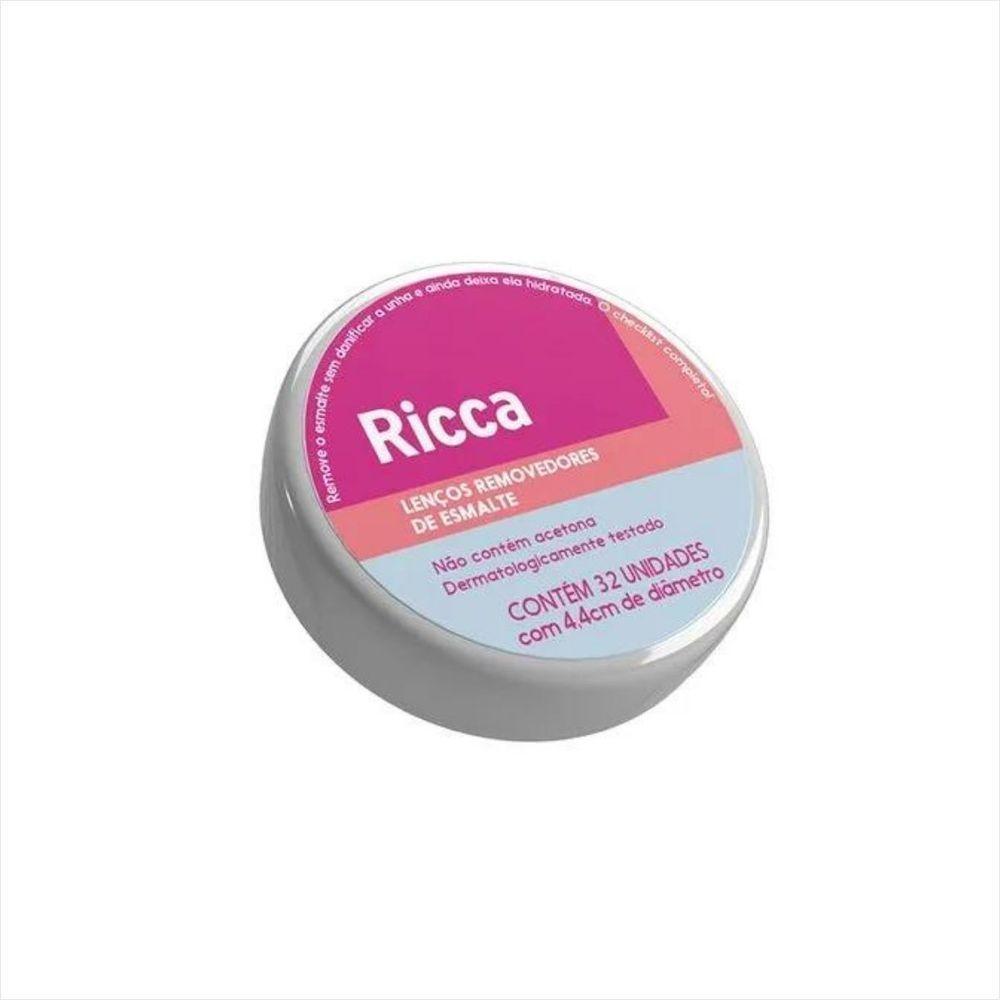 Kit Ricca Caneta Para Cutículas+lenço Removedor De Esmalte 32un - 4
