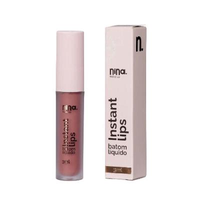 Nina Makeup Batom Líquido 3ml Cor: Essencia