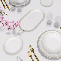 Prato Raso Coup Cor Bege Organic Cerâmica 29cm Alleanza - 3