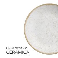 Jogo 4 Pratos Raso Coup Organic Cor Bege Cerâmica 29cm Alleanza - 2