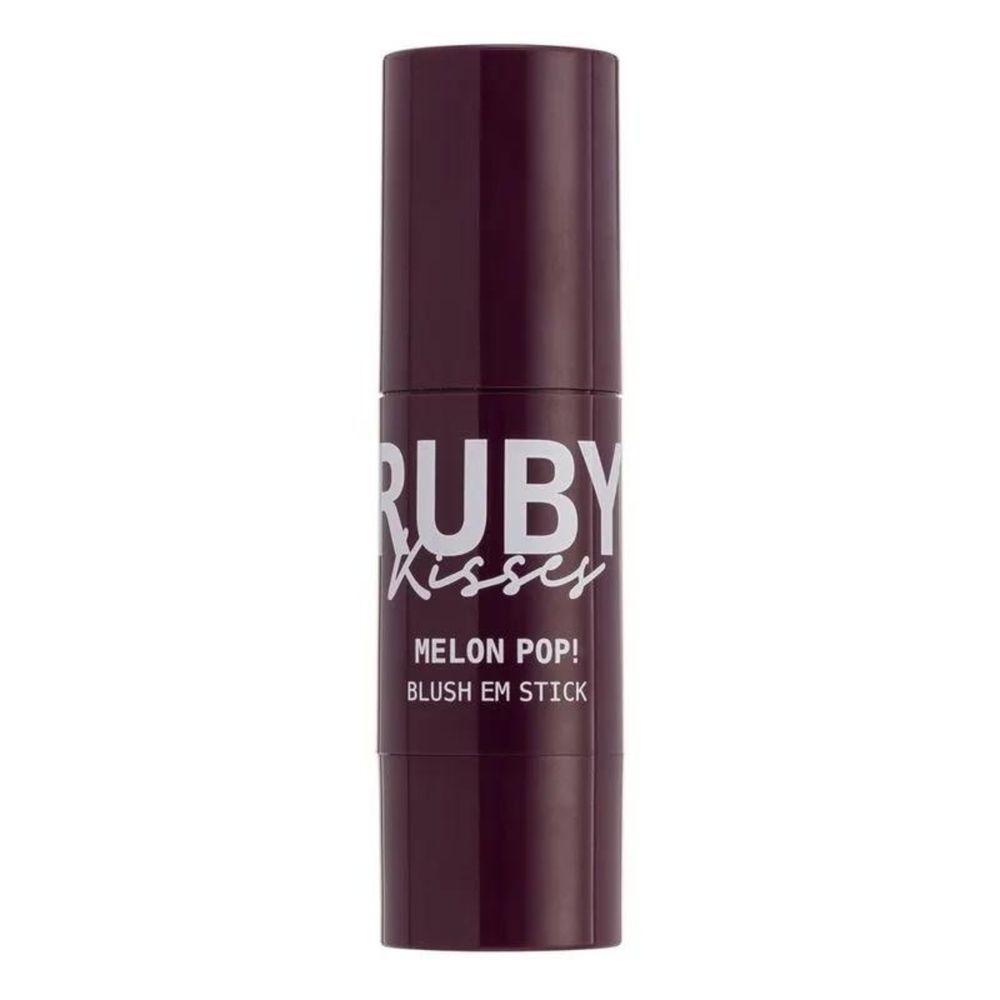 Ruby Kisses Blush Em Stick Melon 5g Cor: Plum Pop - 1