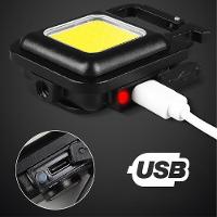 Mini Lanterna Led Portatil Usb Recarregavel Bolso Tatica Abridor