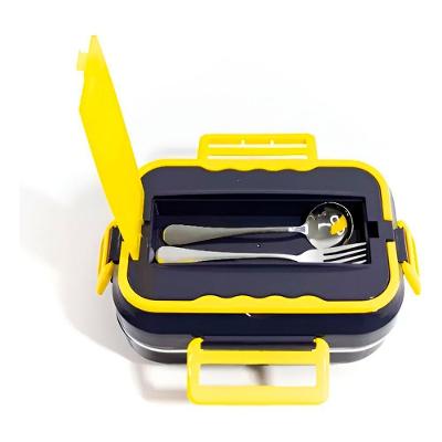 Marmita Térmica Elétrica Bivolt 1,5L Portátil em Aço Inoxidável para Carro e Tomada Shopmix