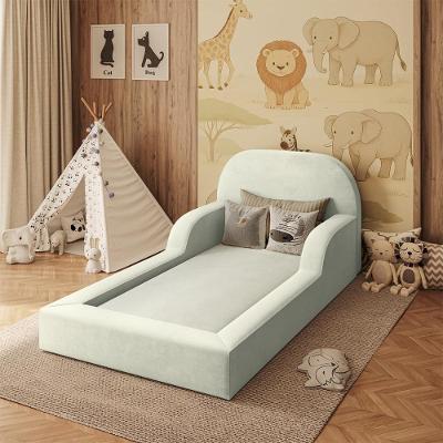 Cama Colchão Montessoriana Infantil Proteção Lateral Balaqui Bege