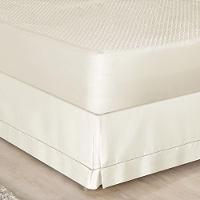 Saia Para Cama Box 200 Fios Bia Casal Padrão 01 Peça 80% Algodão 20% Poliéster - Palha - 1