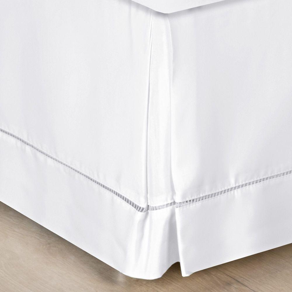 Saia Para Cama Box 200 Fios Bia King 01 Peça 80% Algodão 20% Poliéster - Branco - 2