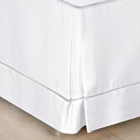 Saia Para Cama Box 200 Fios Bia Casal Padrão 01 Peça 80% Algodão 20% Poliéster - Branco - 2