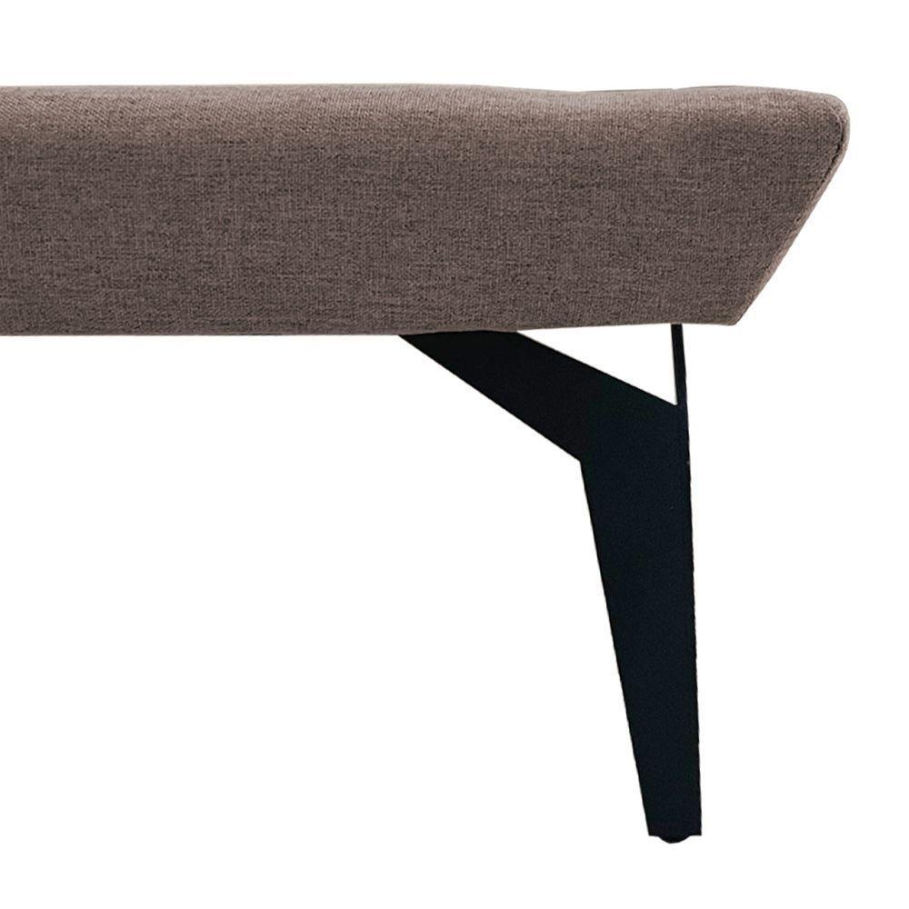 Base Box Cama Japonesa Toquio King Linho Marrom - 3