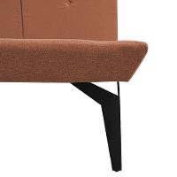 Base Box Cama Japonesa Toquio Casal Com Cabeceira Almofada Linho Telha - 3