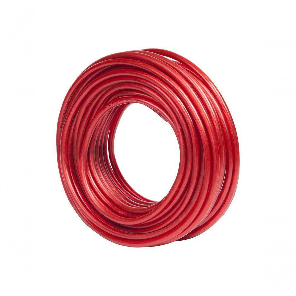 Cabo De Potencia Technoise 100% Cobre Vermelho 16 Mm Rolo 25 - 1