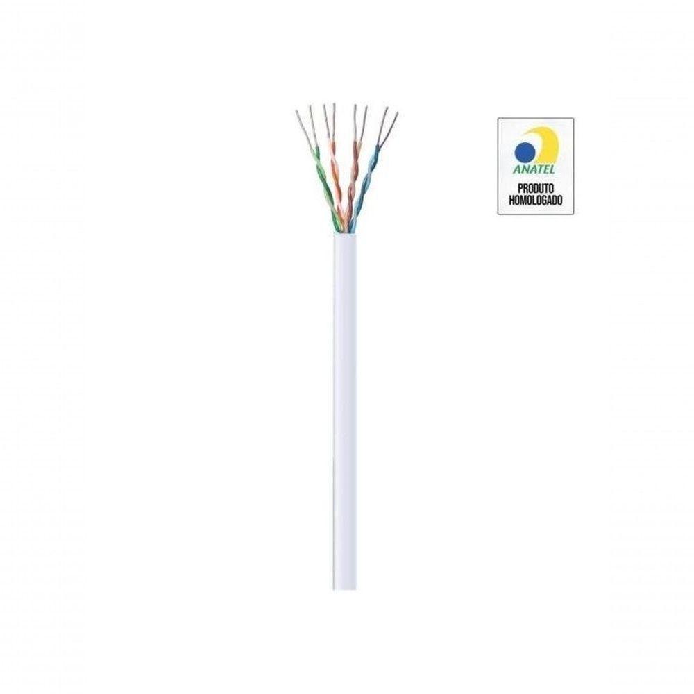 Cabo De Rede Cat5e 305m Fortrek Fk 500c Cmx Branco - Cx... - 2