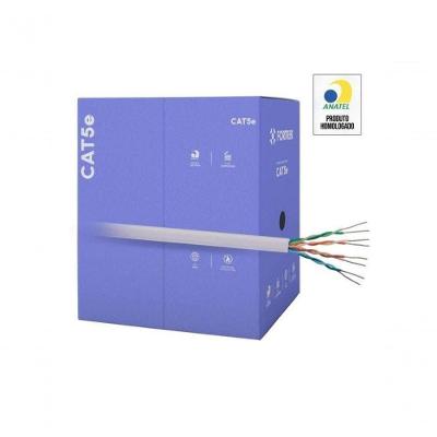 Cabo De Rede Cat5e 305m Fortrek Fk 500c Cmx Cinza - Cx - 305