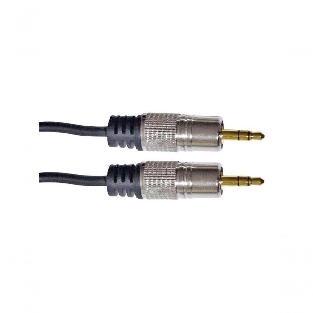 Cabo P2 X P2 Stereo Metal - 1,80 Metro - 1